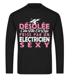 DESOLEE CETTE FILLE EST DEJA PRISE PAR UN ELECTRICIEN SEXY T-shirt