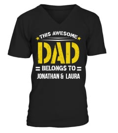 THIS AWESOME DAD BELONGS TO KID- CUSTOM