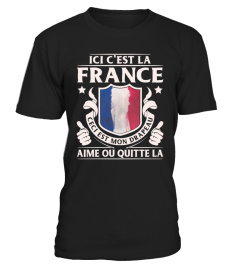 ICI C'EST LA FRANCE CECI EST MON DRAPEAU