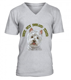 white west highland terrier new tee