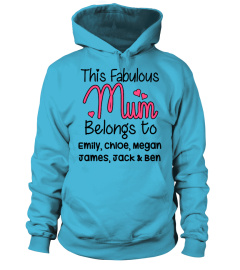 THIS FABULOUS MUM BELONGS TO PERSONALISED SHIRT