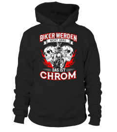 Motorrad Chopper Biker Bikerin Chrom