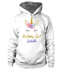 Personalized Unicorn Birthday Girl Shirt