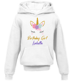 Personalized Unicorn Birthday Girl Shirt