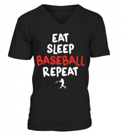 EAT SLEEP BASEBALL REPEAT