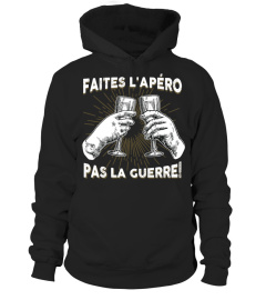 T Shirt Homme Humour Alcool - Faites l'apéro pas la guerre !