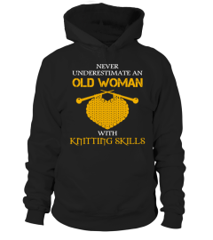 OLD WOMAN WITH KNITTING SKILLS