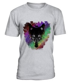 T-Shirt Rainbow Wolf