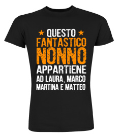 NONNO FANTASTICO T-SHIRT PERSONALIZZATE