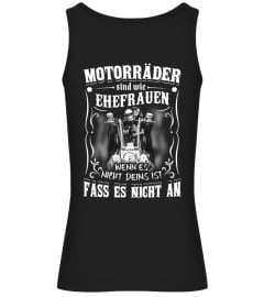 Motorräder sind wie Ehefrauen tshirt-tee