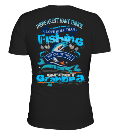 Fishing GREAT GRANDPA T shirt!