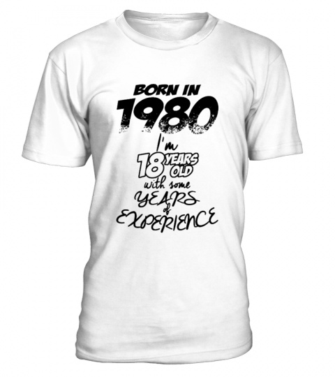 Geburtstag 1980 geboren Shirt Geschenk