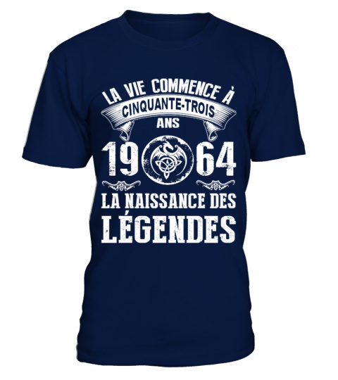 1964  la naissance des legendes tshirt