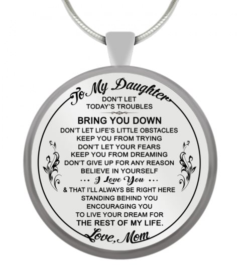 Great Father To Proud Daughter Necklace
