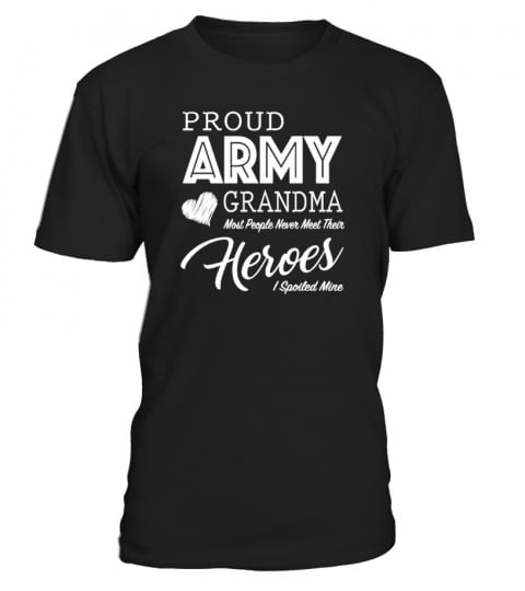 Proud Army Grandma (white) T-Shirt