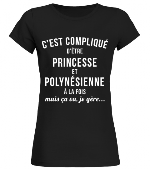 T-shirt Princesse - Polynésienne
