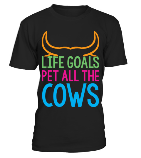 Life goals pet all the cows- animal