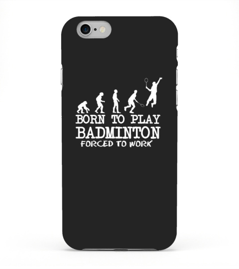 Born To Play Badminton - Phone Case