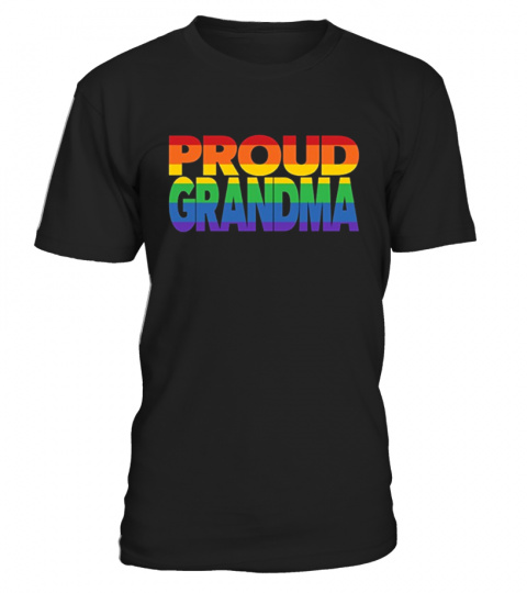 Gay Pride Support Shirt Proud Grandma