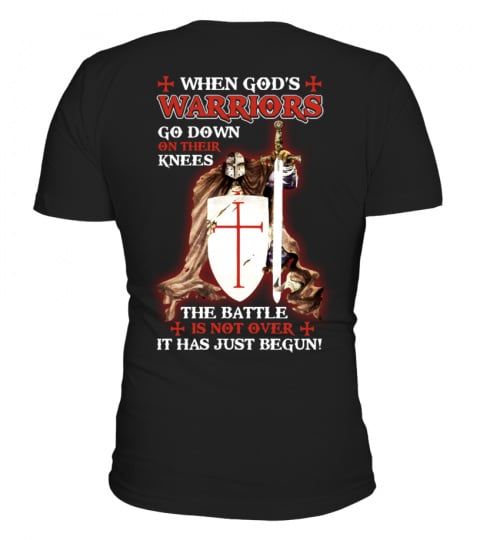 Knight Templar When God's Warriors Go Down On Their Knees Shirt & Hoodie