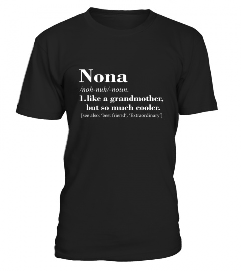Nona Grandmother Black