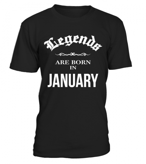 Birthday Legends are born in January