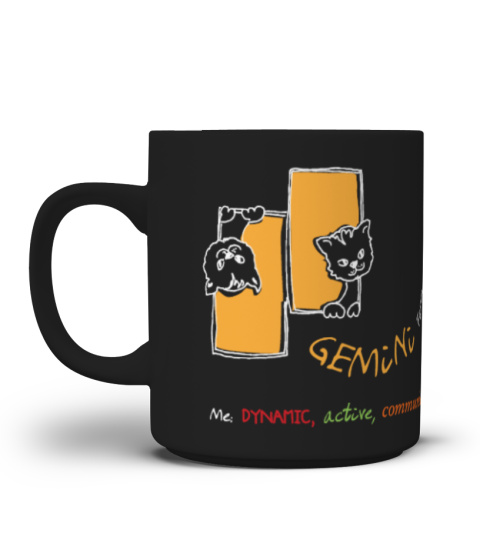 Gemini kitty Mug - Tazza Gemelli
