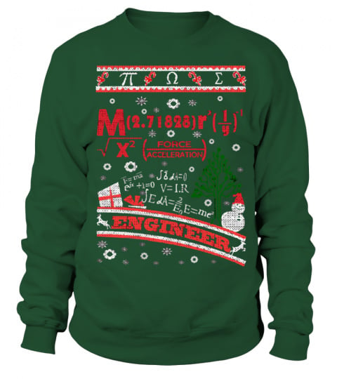 Engineer Ugly Christmas Sweater Engineering