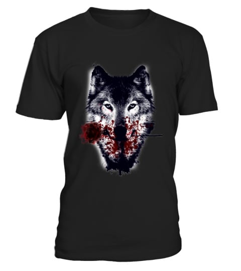 T-Shirt Bloody Romantic Wolf