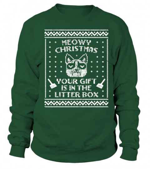 Grumpy cat ugly christmas sweater