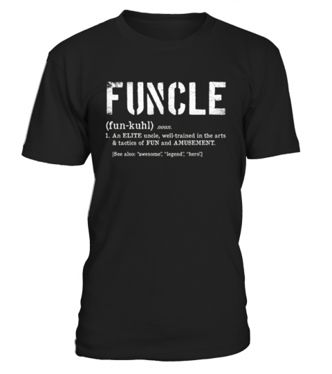 Funcle Definition Tshirt for Veteran