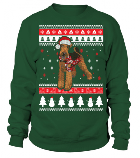 Airedale Terrier Ugly Christmas Sweater