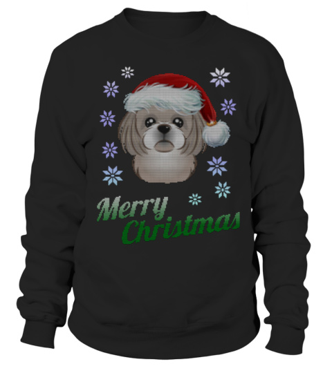 UGLY CHRISTMAS SHIH TZU, DOG