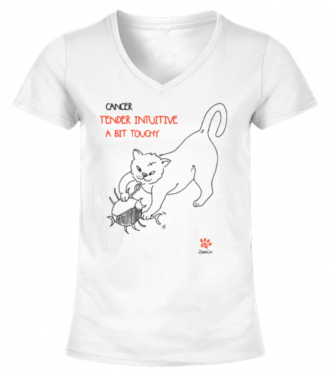 T-shirt Cancro - Cancer Kitty T-shirt