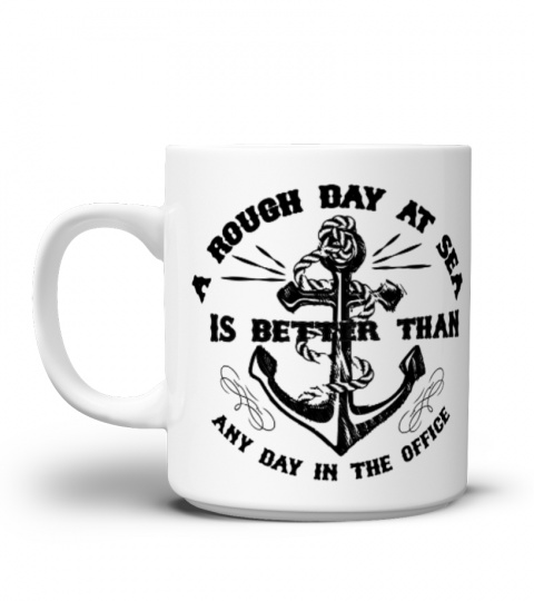 Rough Day At Sea Mugs