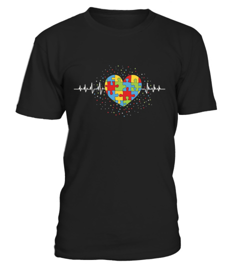 Autism Heart T Shirt Autism Awareness