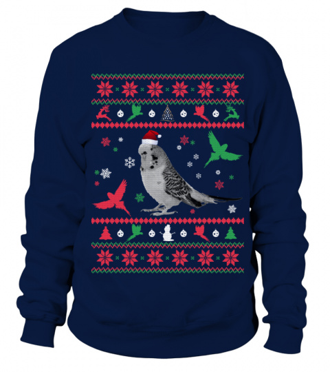 Budgerigar Ugly Christmas Sweater - Tee