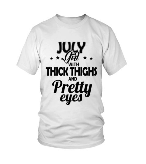 July Girl with thick thighs and pretty eyes