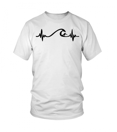 Limited Edition - SURFING Heart  white