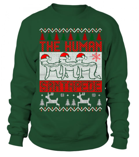 The Human Santapede Ugly Christmas Sweater