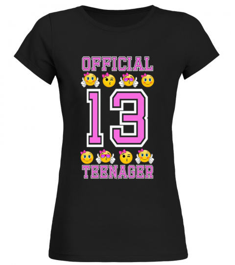 Emoji 13th birthday 13 yeah t-shirt