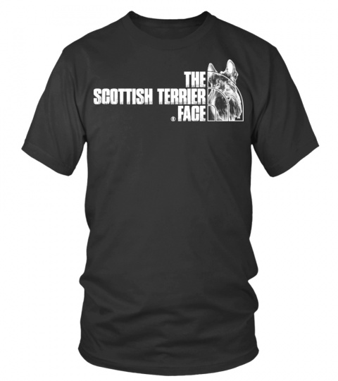 The Scottish Terrier Face Tshirt Tee Hoodie