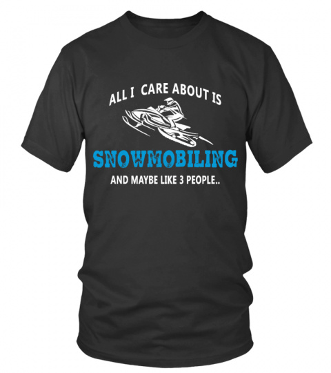 All I CARE ABOUT IS SNOWMOBILING *Hoodie