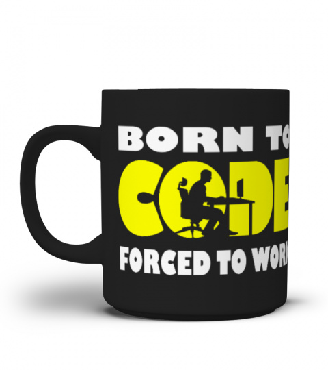 Programmer born to code mug