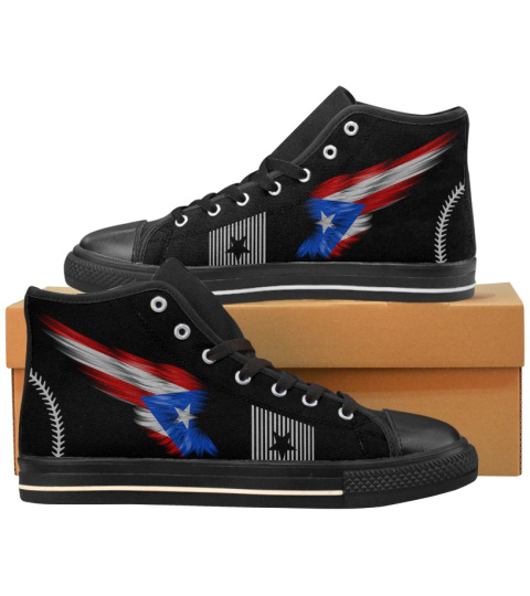 Puerto Rico Baseball Flag HB Sneaker