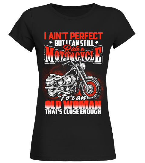 OLD WOMAN WITH MOTORCYCLES