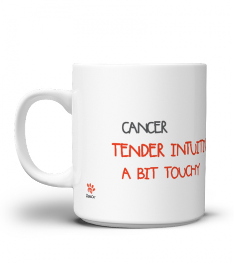 Cancer Kitty Mug - Tazza del segno del Cancro