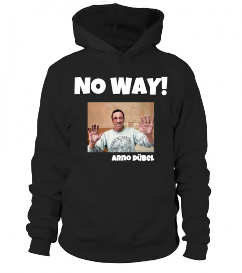 Arno dubel hoodie no way black