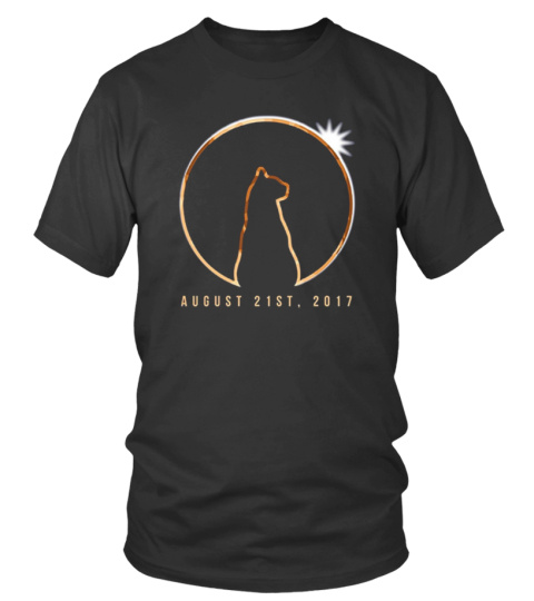 Cat Total Solar Eclipse T Shirt