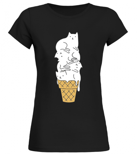 Cats Ice Cream T-Shirt